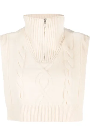 A.P.C. Truien, Dames, , ONE Size, Wol, Lola Mouwloze Truien
