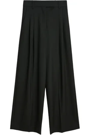 By Malene Birger Broeken, Dames, Zwart, S, Polyester, Wijde Broek
