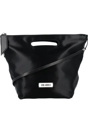 The Attico Tassen, Dames, Zwart, ONE Size, Via Dei Giardini 30 Tote Bag