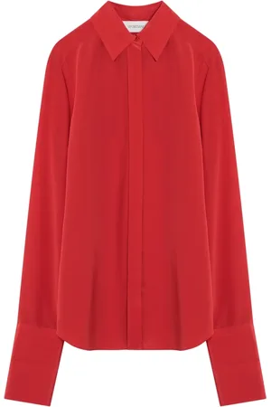 Sportmax Blouses & Shirts, Dames, Rood, S, Long Sleeve Shirt