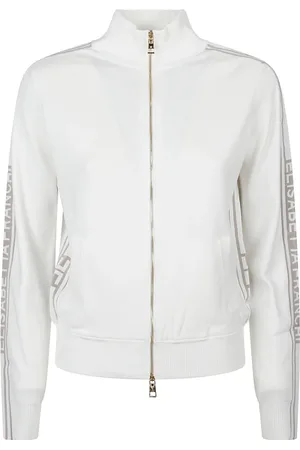 Elisabetta Franchi Sweatshirts & Hoodies, Dames, Wit, XS, Tricot Sweatshirt
