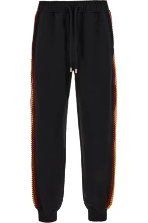 Lanvin Broeken, Heren, Zwart, M, Stijlvolle Broeken