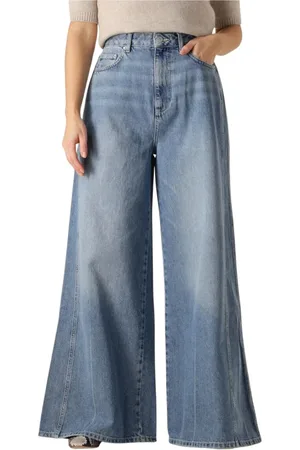 Herskind Jeans, Dames, Blauw, S, Katoen, Katja Straight Leg Jeans