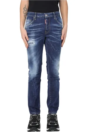 Dsquared2 Jeans, Heren, Blauw, XL, Skater Jeans
