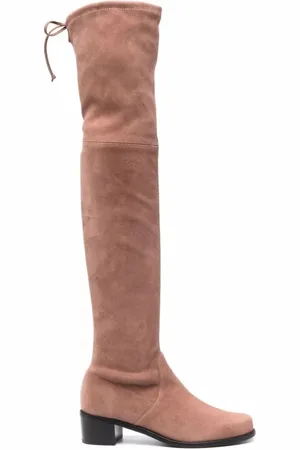 Stuart Weitzman Schoenen, Dames, , 38 1/2 EU, Midland Overknee-laarsjes