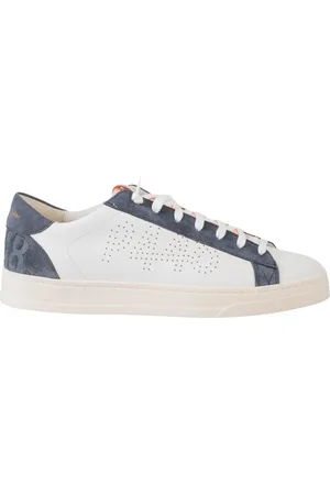 P448 Schoenen, Heren, Wit, 45 EU, Suède, Marineblauw/Orawhite Sneakers Jack Nautilus Stijl