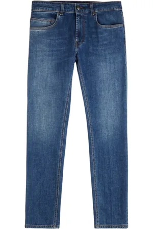 FAY Jeans, Heren, Blauw, W31, Katoen, Jeans Slim