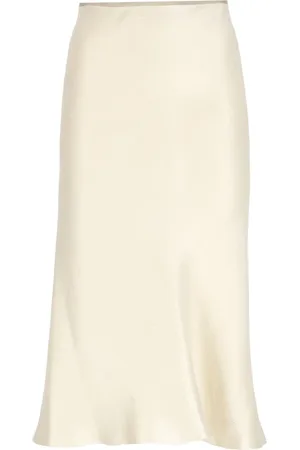 Maison Margiela Rokken, Dames, , S, Midi Rok in Zijde