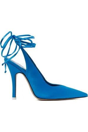 The Attico Schoenen, Dames, Blauw, 36 EU, Leer, Pumps met Hak