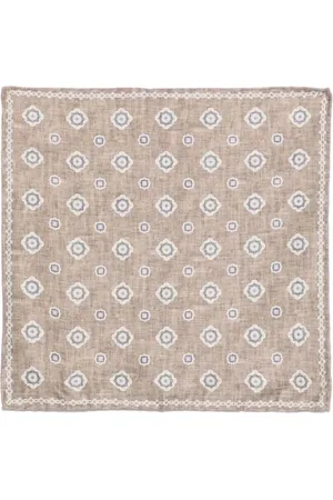 Brunello Cucinelli Accessoires, Heren, Bruin, ONE Size, Pochet