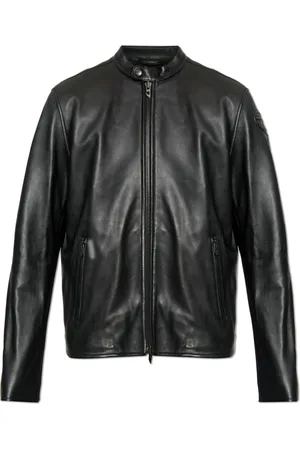 Diesel Jassen, Heren, Zwart, S, Leer, x Tom of Finland Foundation Jas