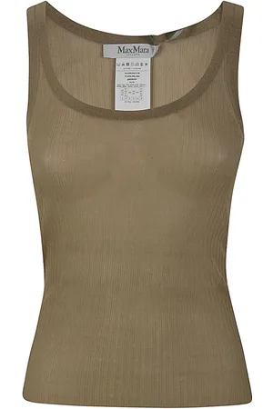 Max Mara Tops, Dames, , L, Bastia Zijden Tanktop