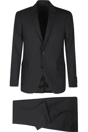 LARDINI Pakken, Heren, Zwart, XL, Elegante Avondkostuum