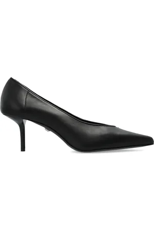 Max Mara Schoenen, Dames, Zwart, 38 1/2 EU, Leer, 65 Nappa Leren Pumps