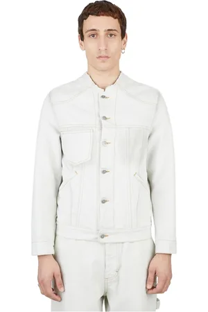 Maison Margiela Jassen, Heren, Wit, S, Denim, Conceptual Denim Jas