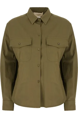 Max Mara Blouses & Shirts, Dames, Groen, XS, Katoen, Shirt