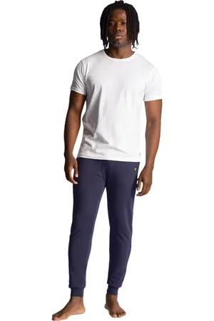 Lyle & Scott Broeken, Heren, Blauw, L, Katoen, Lounge Pant
