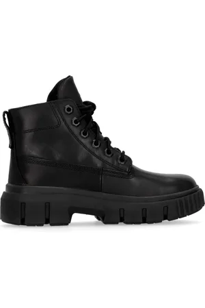 Timberland Schoenen, Dames, Zwart, 36 EU, Leer, Greyfield Waterproof Hoge Veterboot