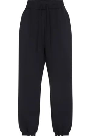 Moncler Broeken, Dames, Zwart, XS, Polyester, Zwarte Elegante Broek