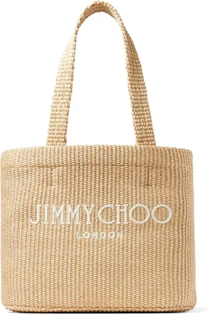 Jimmy Choo Tassen, Dames, , ONE Size, Raffia Winkel Tas