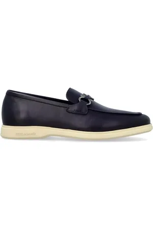 Salvatore Ferragamo Schoenen, Heren, Blauw, 42 EU, Leer, Cosimo Schoenen