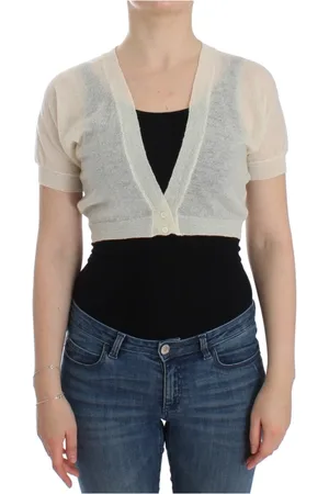 ERMANNO SCERVINO Truien, Dames, , S, Wol, Cropped Alpaca-Wollen Trui