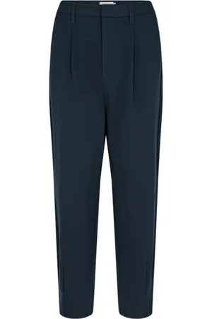Copenhagen Muse Broeken, Dames, Blauw, XS, Polyester, Tailored Pants 126009
