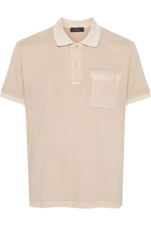 FAY Tops, Heren, , S, Katoen, Katoenen Polo Shirt