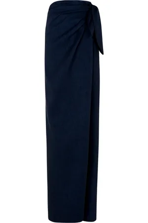 Cortana Rokken, Dames, Blauw, XS, Linnen, Arco Maxi Rok