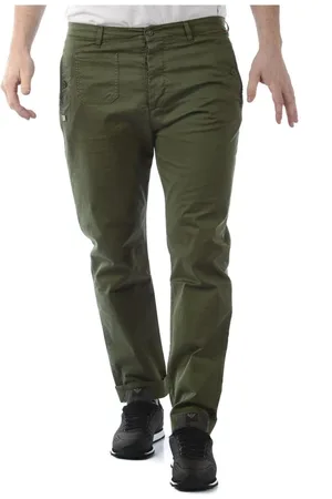D.A. Daniele Alessandrini Broeken, Heren, Groen, W28, Katoen, Jeans