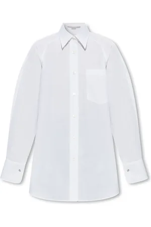Stella McCartney Blouses & Shirts, Dames, Wit, 3Xs, Katoen, Oversized Blouse