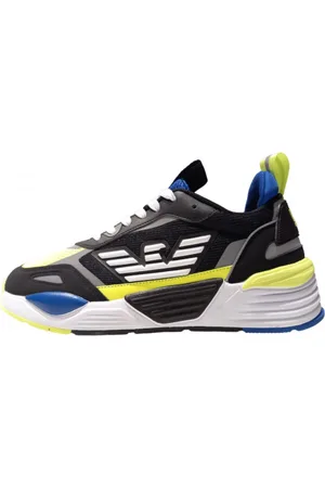 EA7 Schoenen, Heren, Zwart, 40 EU, Nylon, Mesh Racer Trainer