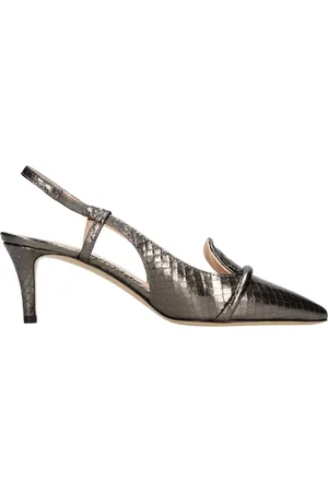 P.A.R.O.S.H. Schoenen, Dames, Grijs, 36 EU, Leer, Met hak Grijs
