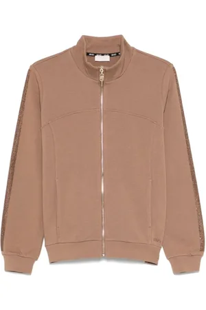Liu Jo Sweatshirts & Hoodies, Dames, , M, Katoen, Sweatshirt met rits en logo