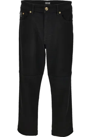 VERSACE Jeans, Heren, Zwart, W33, Broek Zwart