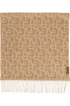 Burberry Accessoires, unisex, , ONE Size, Cashmere Sjaal met Franjes