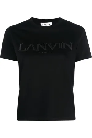 Lanvin Tops, Dames, Zwart, S, 10 Zwart T-shirt