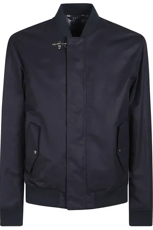FAY Jassen, Heren, Blauw, M, Katoen, Stijlvolle Bomberjack