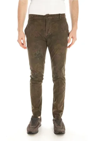D.A. Daniele Alessandrini Broeken, Heren, Groen, S, Katoen, Jeans