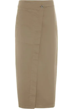 Bitte Kai Rand Rokken, Dames, Bruin, S, Katoen, Wikkelrok Nutmeg Beige