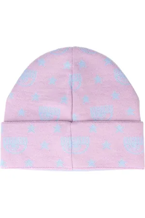 Chiara Ferragni Accessoires, Dames, Roze, ONE Size, Beanie