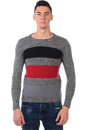D.A. Daniele Alessandrini Truien, Heren, Grijs, S, Wol, Sweatshirts