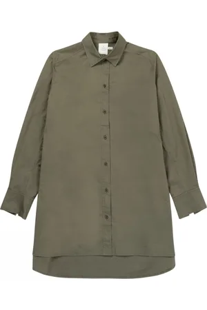 Munthe Blouses & Shirts, Dames, Groen, M, Katoen, Smart Shirt