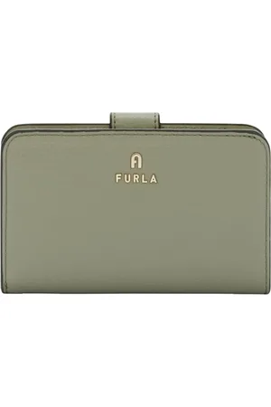Furla Accessoires, Dames, Groen, ONE Size, Leer, Camelia Compact Wallet M