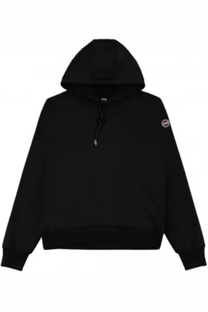 Colmar Sweatshirts & Hoodies, Dames, Zwart, 2Xl, Katoen, Effen Kleur Hoodie