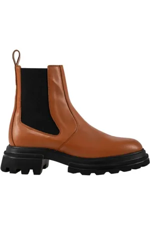 Hogan Schoenen, Dames, Bruin, 39 EU, Leer, Chelsea Boots