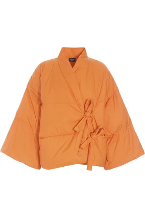 Bitte Kai Rand Jassen, Dames, Oranje, L, Wol, Feather Down Jacket