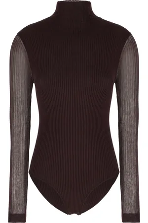 Fendi Tops, Dames, Paars, M, Nylon, Maglieria Body Top