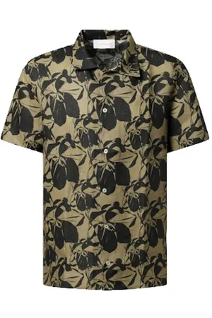 Baldessarini Tops, Heren, Groen, M, Casual korte mouwen overhemd Easy