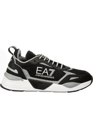EA7 Schoenen, Heren, Zwart, 40 EU, Ace Runner Mesh Sneakers